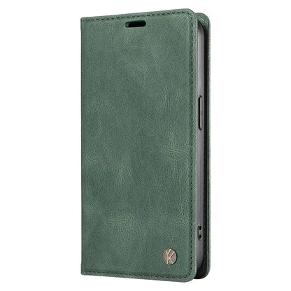 YIKATU YK-004 For Realme Narzo 70 5G  /  Narzo 70 Pro 5G  /  P1 5G  /  12 4G  /  12+ 5G Case Leather Skin-Touch Phone Cover Magnetic Auto-Absorbed