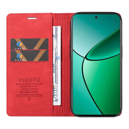 YIKATU YK-004 For Realme Narzo 70 5G  /  Narzo 70 Pro 5G  /  P1 5G  /  12 4G  /  12+ 5G Case Leather Skin-Touch Phone Cover Magnetic Auto-Absorbed