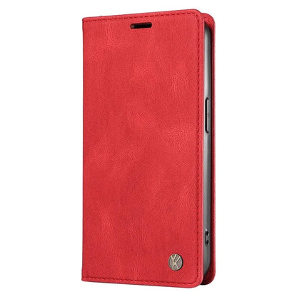 YIKATU YK-004 For Realme Narzo 70 5G  /  Narzo 70 Pro 5G  /  P1 5G  /  12 4G  /  12+ 5G Case Leather Skin-Touch Phone Cover Magnetic Auto-Absorbed