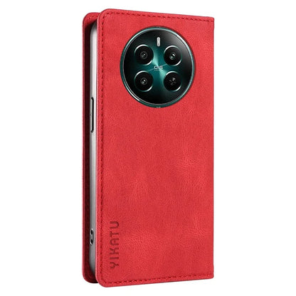 YIKATU YK-004 For Realme Narzo 70 5G  /  Narzo 70 Pro 5G  /  P1 5G  /  12 4G  /  12+ 5G Case Leather Skin-Touch Phone Cover Magnetic Auto-Absorbed