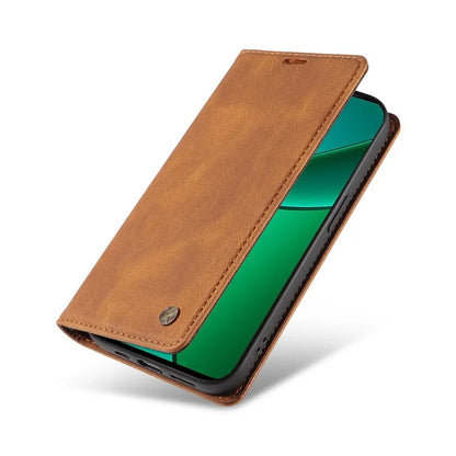 YIKATU YK-004 For Realme Narzo 70 5G  /  Narzo 70 Pro 5G  /  P1 5G  /  12 4G  /  12+ 5G Case Leather Skin-Touch Phone Cover Magnetic Auto-Absorbed