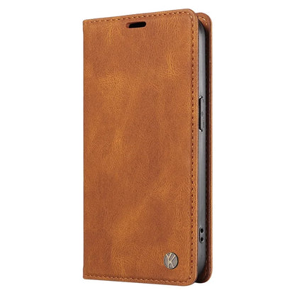 YIKATU YK-004 For Realme Narzo 70 5G  /  Narzo 70 Pro 5G  /  P1 5G  /  12 4G  /  12+ 5G Case Leather Skin-Touch Phone Cover Magnetic Auto-Absorbed