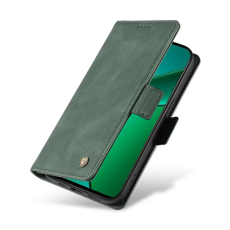 YIKATU YK-005 For Realme Narzo 70 5G / Narzo 70 Pro 5G / P1 5G / 12 4G / 12+ 5G Case PU Leather Wallet Phone Cover Skin Touch Feeling