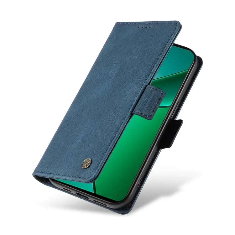 YIKATU YK-005 For Realme Narzo 70 5G / Narzo 70 Pro 5G / P1 5G / 12 4G / 12+ 5G Case PU Leather Wallet Phone Cover Skin Touch Feeling