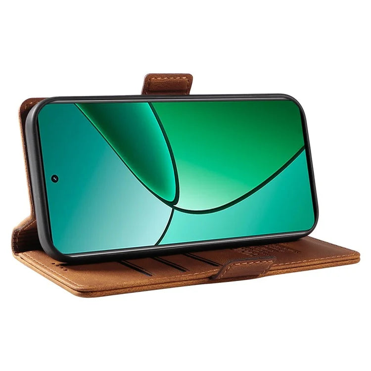 YIKATU YK-005 For Realme Narzo 70 5G / Narzo 70 Pro 5G / P1 5G / 12 4G / 12+ 5G Case PU Leather Wallet Phone Cover Skin Touch Feeling