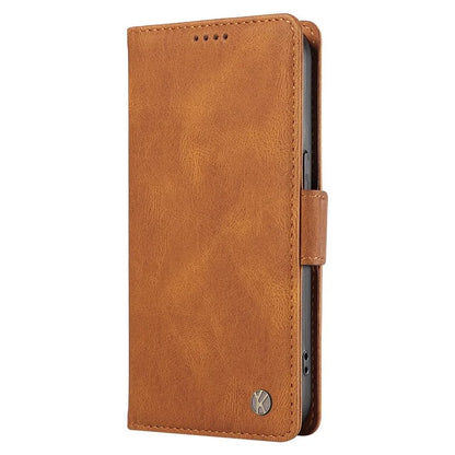 YIKATU YK-005 For Realme Narzo 70 5G / Narzo 70 Pro 5G / P1 5G / 12 4G / 12+ 5G Case PU Leather Wallet Phone Cover Skin Touch Feeling