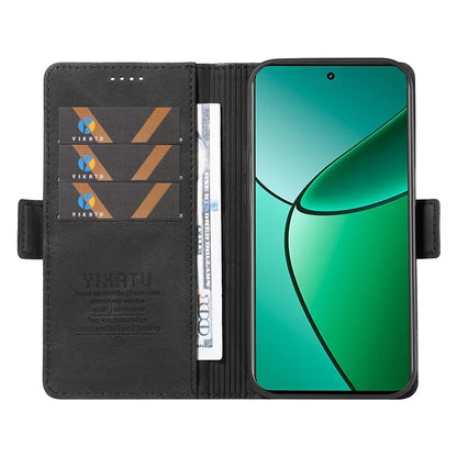 YIKATU YK-005 For Realme Narzo 70 5G / Narzo 70 Pro 5G / P1 5G / 12 4G / 12+ 5G Case PU Leather Wallet Phone Cover Skin Touch Feeling