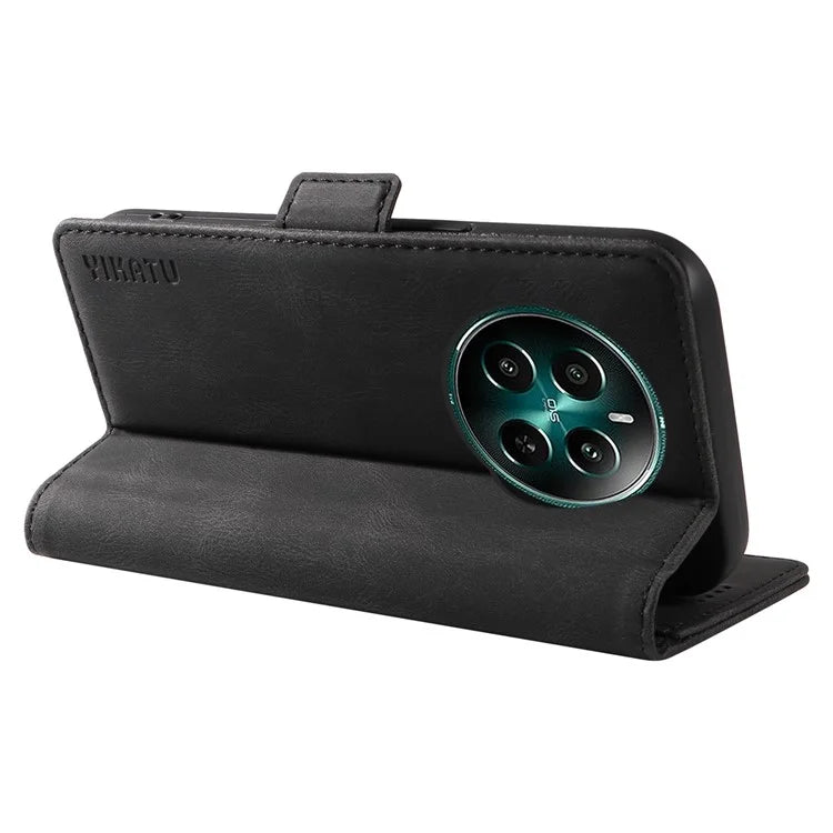 YIKATU YK-005 For Realme Narzo 70 5G / Narzo 70 Pro 5G / P1 5G / 12 4G / 12+ 5G Case PU Leather Wallet Phone Cover Skin Touch Feeling
