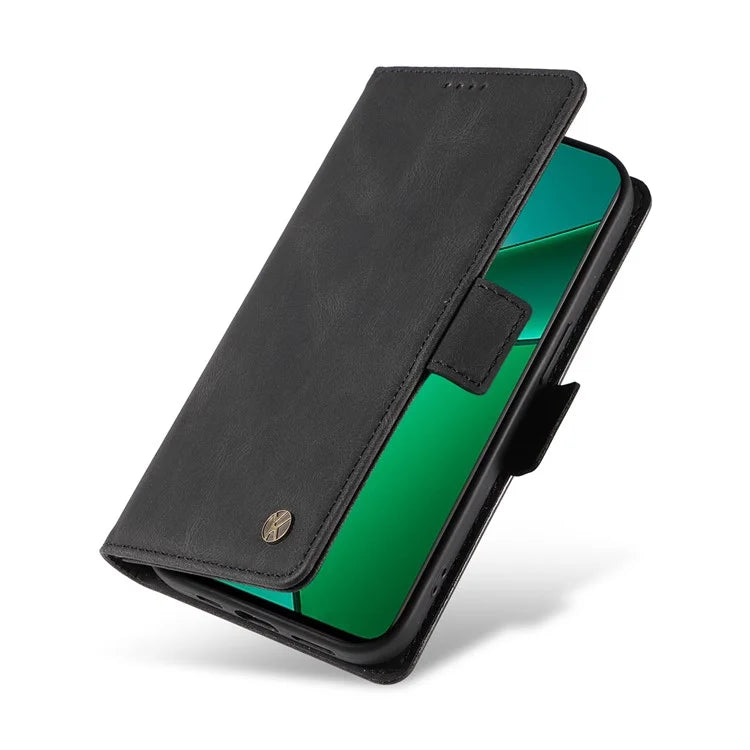 YIKATU YK-005 For Realme Narzo 70 5G / Narzo 70 Pro 5G / P1 5G / 12 4G / 12+ 5G Case PU Leather Wallet Phone Cover Skin Touch Feeling
