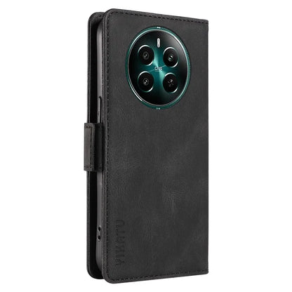 YIKATU YK-005 For Realme Narzo 70 5G / Narzo 70 Pro 5G / P1 5G / 12 4G / 12+ 5G Case PU Leather Wallet Phone Cover Skin Touch Feeling