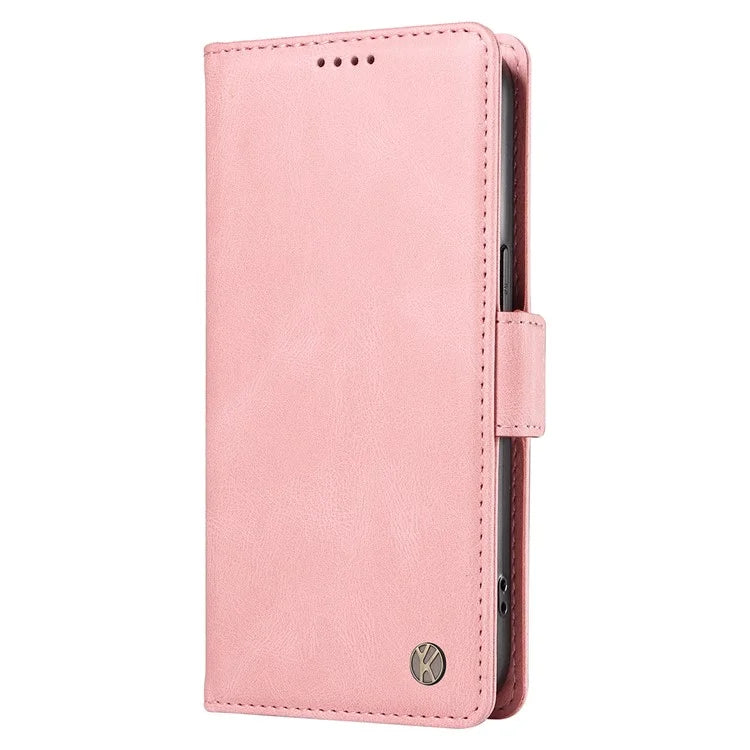 YIKATU YK-005 For Realme Narzo 70 5G / Narzo 70 Pro 5G / P1 5G / 12 4G / 12+ 5G Case PU Leather Wallet Phone Cover Skin Touch Feeling