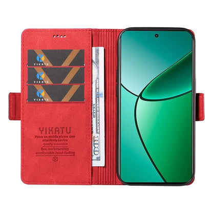 YIKATU YK-005 For Realme Narzo 70 5G / Narzo 70 Pro 5G / P1 5G / 12 4G / 12+ 5G Case PU Leather Wallet Phone Cover Skin Touch Feeling