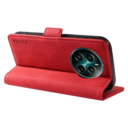 YIKATU YK-005 For Realme Narzo 70 5G / Narzo 70 Pro 5G / P1 5G / 12 4G / 12+ 5G Case PU Leather Wallet Phone Cover Skin Touch Feeling