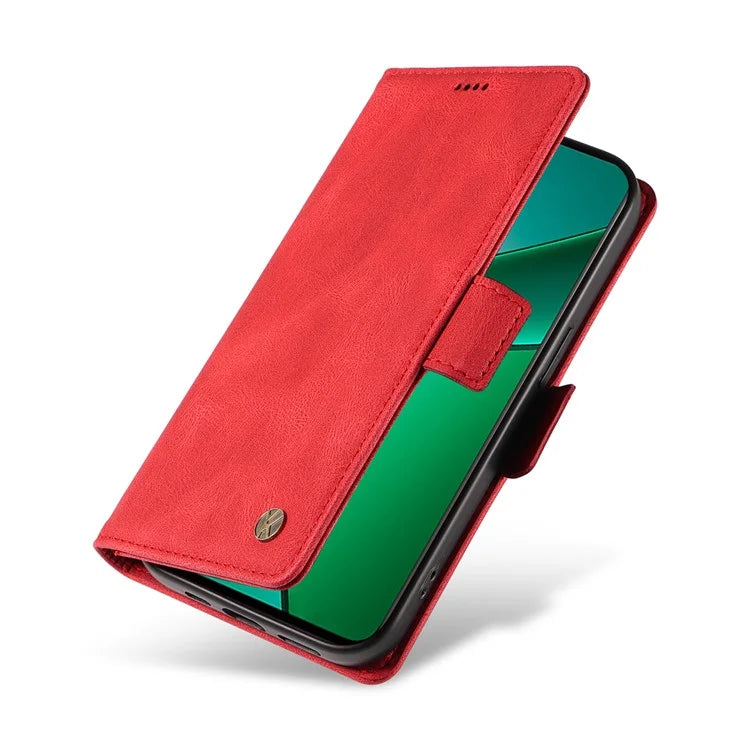 YIKATU YK-005 For Realme Narzo 70 5G / Narzo 70 Pro 5G / P1 5G / 12 4G / 12+ 5G Case PU Leather Wallet Phone Cover Skin Touch Feeling