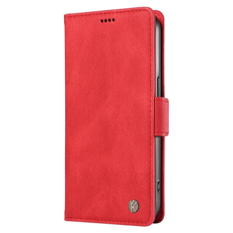 YIKATU YK-005 For Realme Narzo 70 5G / Narzo 70 Pro 5G / P1 5G / 12 4G / 12+ 5G Case PU Leather Wallet Phone Cover Skin Touch Feeling