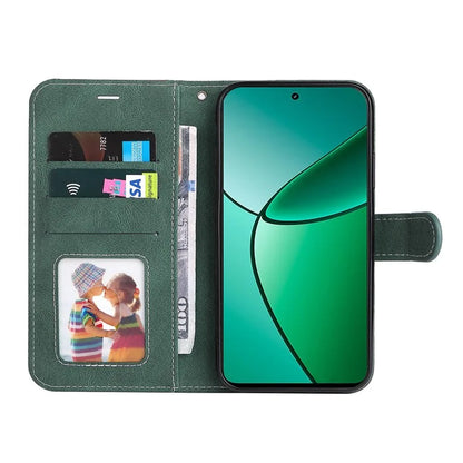 For Realme Narzo 70 5G / Narzo 70 Pro 5G / P1 5G / 12 4G / 12+ 5G Case Flip Wallet Leather Phone Cover 3 Color Splicing