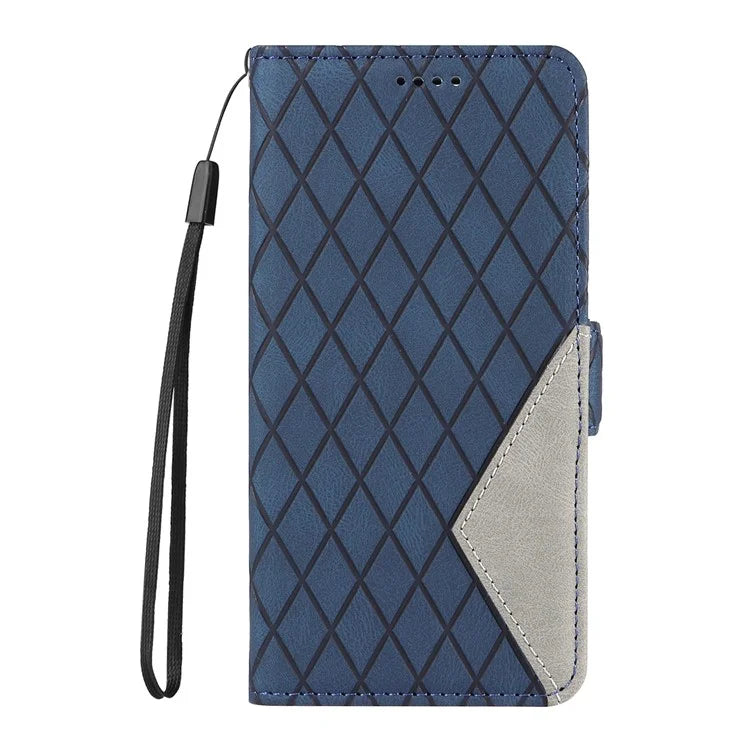 For Realme Narzo 70 5G / Narzo 70 Pro 5G / P1 5G / 12 4G / 12+ 5G Case Rhombus PU Leather Flip Wallet Phone Cover