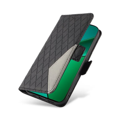 For Realme Narzo 70 5G / Narzo 70 Pro 5G / P1 5G / 12 4G / 12+ 5G Case Rhombus PU Leather Flip Wallet Phone Cover