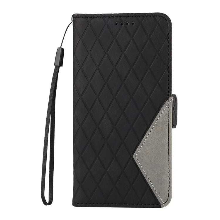 For Realme Narzo 70 5G / Narzo 70 Pro 5G / P1 5G / 12 4G / 12+ 5G Case Rhombus PU Leather Flip Wallet Phone Cover