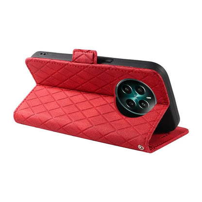 For Realme Narzo 70 5G / Narzo 70 Pro 5G / P1 5G / 12 4G / 12+ 5G Case Rhombus PU Leather Flip Wallet Phone Cover