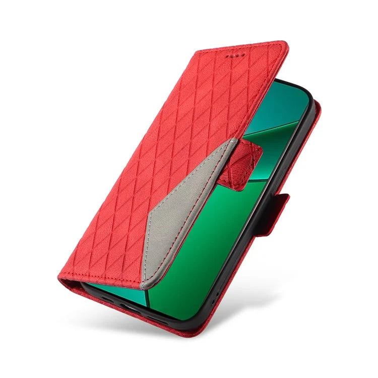 For Realme Narzo 70 5G / Narzo 70 Pro 5G / P1 5G / 12 4G / 12+ 5G Case Rhombus PU Leather Flip Wallet Phone Cover
