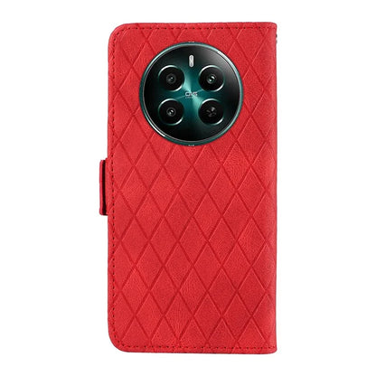 For Realme Narzo 70 5G / Narzo 70 Pro 5G / P1 5G / 12 4G / 12+ 5G Case Rhombus PU Leather Flip Wallet Phone Cover