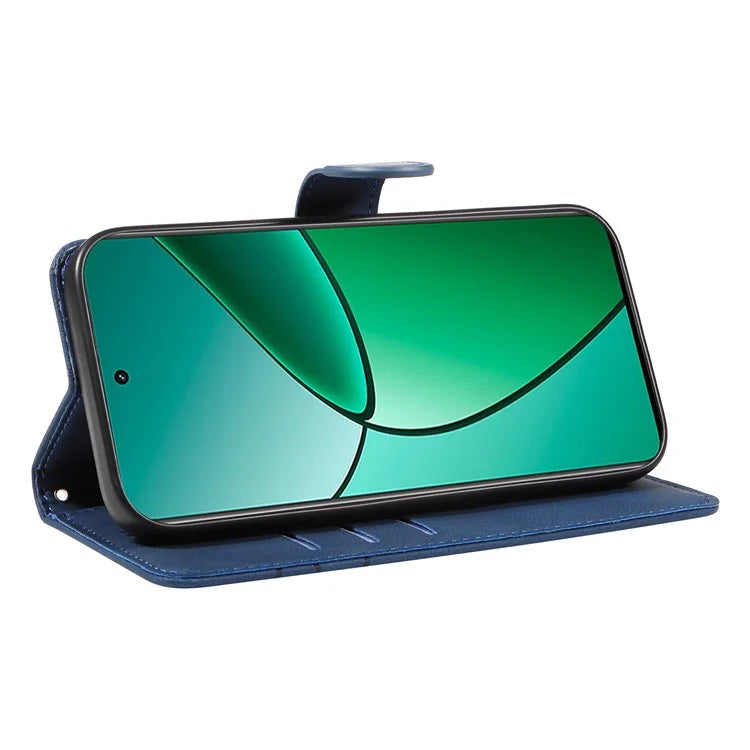 For Realme Narzo 70 5G / Narzo 70 Pro 5G / P1 5G / 12 4G / 12+ 5G Case Stand Wallet Leather Phone Cover Curved Line Wrist Strap