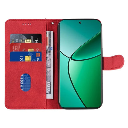 For Realme Narzo 70 5G / Narzo 70 Pro 5G / P1 5G / 12 4G / 12+ 5G Case Stand Wallet Leather Phone Cover Curved Line Wrist Strap