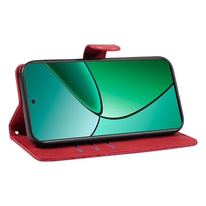 For Realme Narzo 70 5G / Narzo 70 Pro 5G / P1 5G / 12 4G / 12+ 5G Case Stand Wallet Leather Phone Cover Curved Line Wrist Strap
