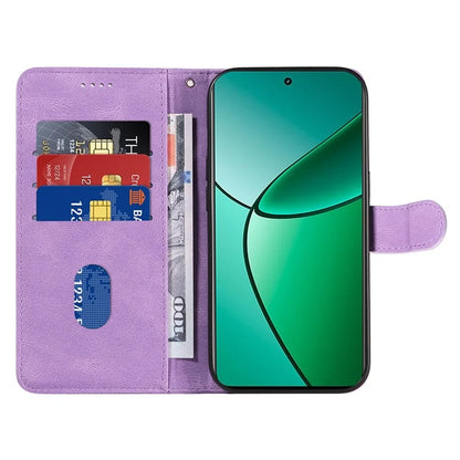 For Realme Narzo 70 5G / Narzo 70 Pro 5G / P1 5G / 12 4G / 12+ 5G Case Stand Wallet Leather Phone Cover Curved Line Wrist Strap