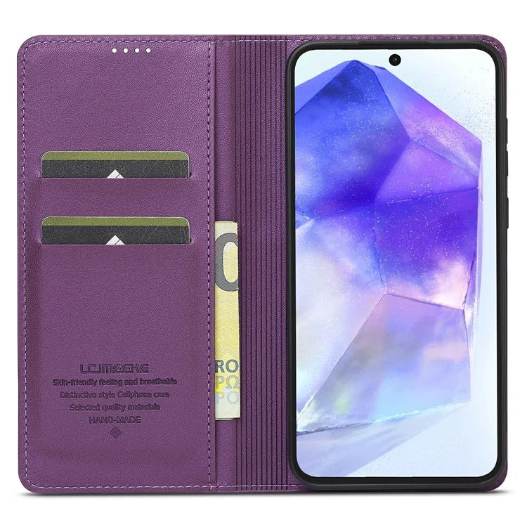 LC.IMEEKE L1 Series for Samsung Galaxy A16 5G Case PU Leather Wallet Stand Protective Phone Cover
