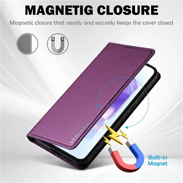 LC.IMEEKE L1 Series for Samsung Galaxy A16 5G Case PU Leather Wallet Stand Protective Phone Cover