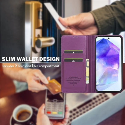 LC.IMEEKE L1 Series for Samsung Galaxy A16 5G Case PU Leather Wallet Stand Protective Phone Cover