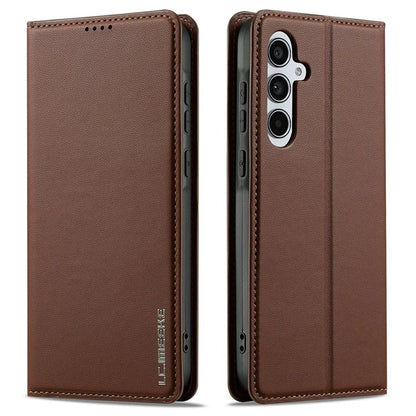 LC.IMEEKE L1 Series for Samsung Galaxy A16 5G Case PU Leather Wallet Stand Protective Phone Cover