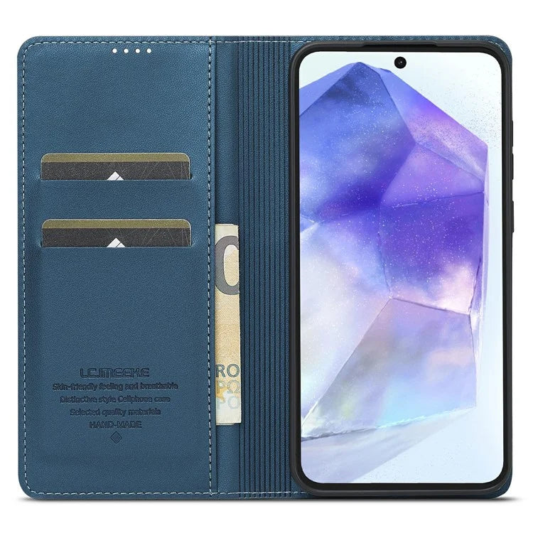 LC.IMEEKE L1 Series for Samsung Galaxy A16 5G Case PU Leather Wallet Stand Protective Phone Cover
