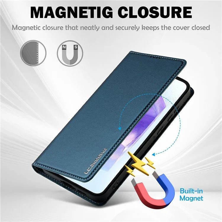 LC.IMEEKE L1 Series for Samsung Galaxy A16 5G Case PU Leather Wallet Stand Protective Phone Cover