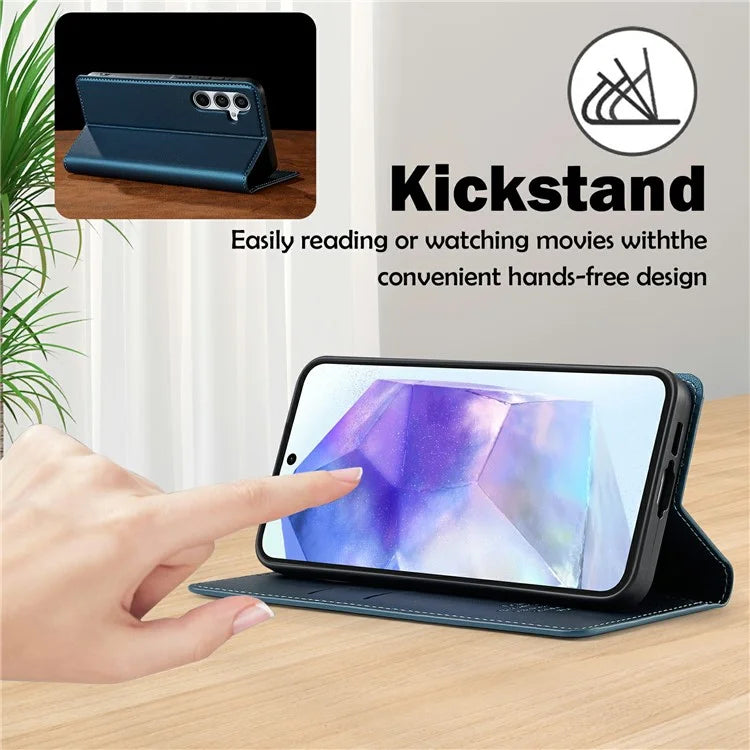 LC.IMEEKE L1 Series for Samsung Galaxy A16 5G Case PU Leather Wallet Stand Protective Phone Cover
