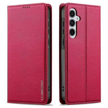 LC.IMEEKE L1 Series for Samsung Galaxy A16 5G Case PU Leather Wallet Stand Protective Phone Cover