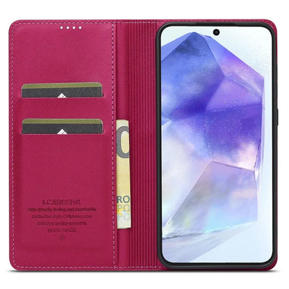LC.IMEEKE L1 Series for Samsung Galaxy A16 5G Case PU Leather Wallet Stand Protective Phone Cover