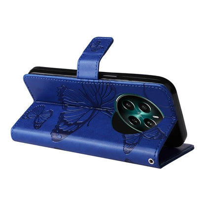KT Imprinting Flower Series-2 For Realme Narzo 70 5G / Narzo 70 Pro 5G / P1 5G / 12 4G / 12+ 5G Case Butterfly Leather Phone Cover