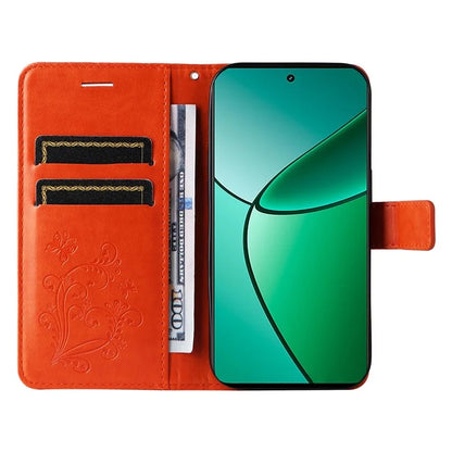 KT Imprinting Flower Series-2 For Realme Narzo 70 5G / Narzo 70 Pro 5G / P1 5G / 12 4G / 12+ 5G Case Butterfly Leather Phone Cover