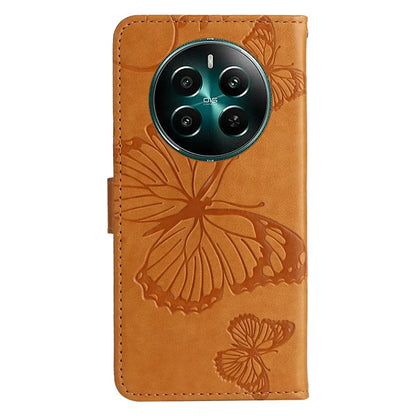 KT Imprinting Flower Series-2 For Realme Narzo 70 5G / Narzo 70 Pro 5G / P1 5G / 12 4G / 12+ 5G Case Butterfly Leather Phone Cover