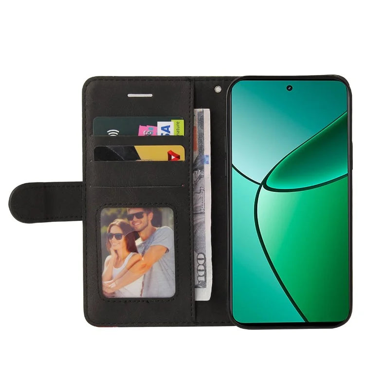 KT Leather Series-1 For Realme Narzo 70 5G / Narzo 70 Pro 5G / P1 5G / 12 4G / 12+ 5G Case Color Splicing Phone Cover Wallet Stand