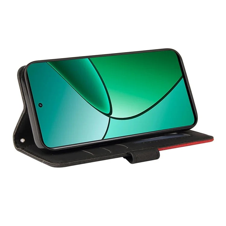 KT Leather Series-1 For Realme Narzo 70 5G / Narzo 70 Pro 5G / P1 5G / 12 4G / 12+ 5G Case Color Splicing Phone Cover Wallet Stand