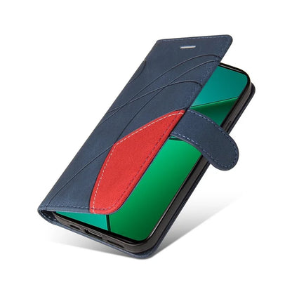 KT Leather Series-1 For Realme Narzo 70 5G / Narzo 70 Pro 5G / P1 5G / 12 4G / 12+ 5G Case Color Splicing Phone Cover Wallet Stand