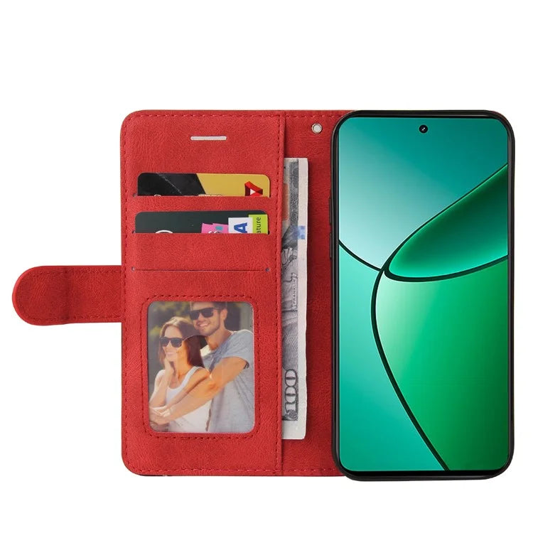 KT Leather Series-1 For Realme Narzo 70 5G / Narzo 70 Pro 5G / P1 5G / 12 4G / 12+ 5G Case Color Splicing Phone Cover Wallet Stand