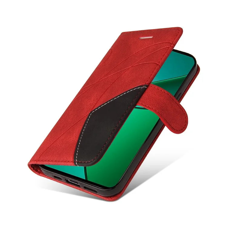 KT Leather Series-1 For Realme Narzo 70 5G / Narzo 70 Pro 5G / P1 5G / 12 4G / 12+ 5G Case Color Splicing Phone Cover Wallet Stand