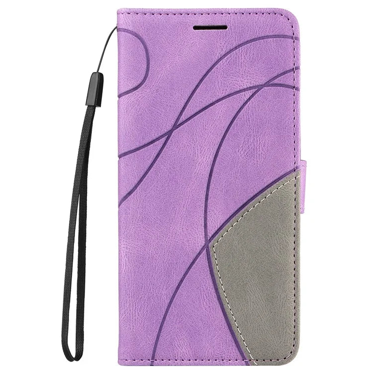 KT Leather Series-1 For Realme Narzo 70 5G / Narzo 70 Pro 5G / P1 5G / 12 4G / 12+ 5G Case Color Splicing Phone Cover Wallet Stand