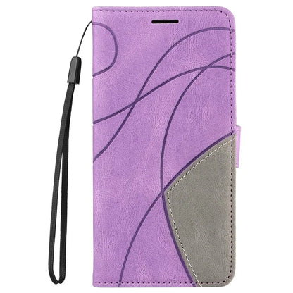KT Leather Series-1 For Realme Narzo 70 5G / Narzo 70 Pro 5G / P1 5G / 12 4G / 12+ 5G Case Color Splicing Phone Cover Wallet Stand