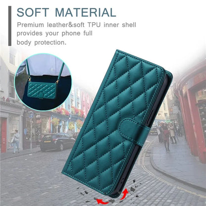 For Xiaomi Redmi 13 5G / 4G / Poco M6 4G / Redmi Note 13R 5G Wallet Case Rhombus Grid PU Leather Phone Cover
